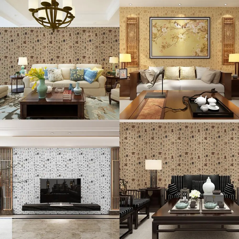 

Китайский стиль 3D стерео классический дзен настенные обои каллиграфия живопись фон для кабинета ресторан чайная комната