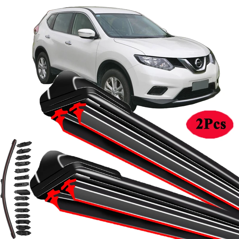 

Стеклоочистители для Nissan X-Trail Xtrail 2001 ~ 2018 T30 T31 T32, лезвия, автомобильные аксессуары, модель 2002 2007 2013 2014 2015 2016