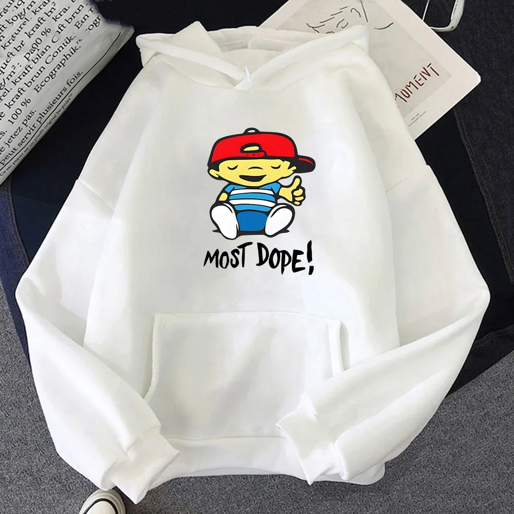 Macc Miller Self Care Kawaii Hoodies New Korean Men/Women Loose Cartoon Print Swearshirts Long-sleeve Fashion Casual Kids Tops