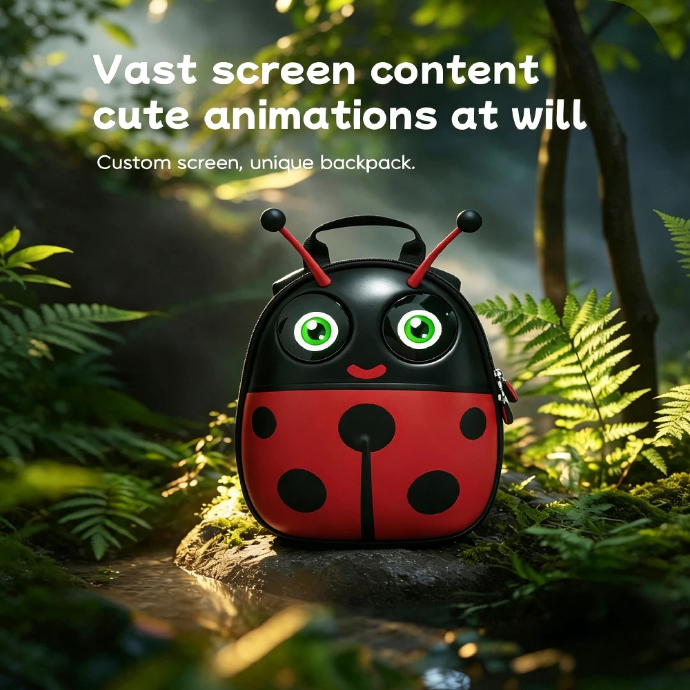 sac-a-dos-interactif-lumineux-en-forme-de-coccinelle-de-dessin-anime-avec-animation-des-yeux-a-distance-mini-sac-a-dos-resistant-a-l'eau-pour-cadeau-d'enfant