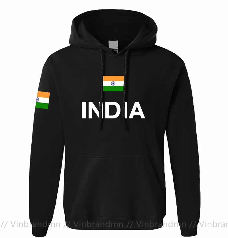 India IND Indian Hoodies Men Fashion Pullovers Cotton Hoodie Classic Sweatshirt New Streetwear Clothing Jerseys Tracksuit Nation