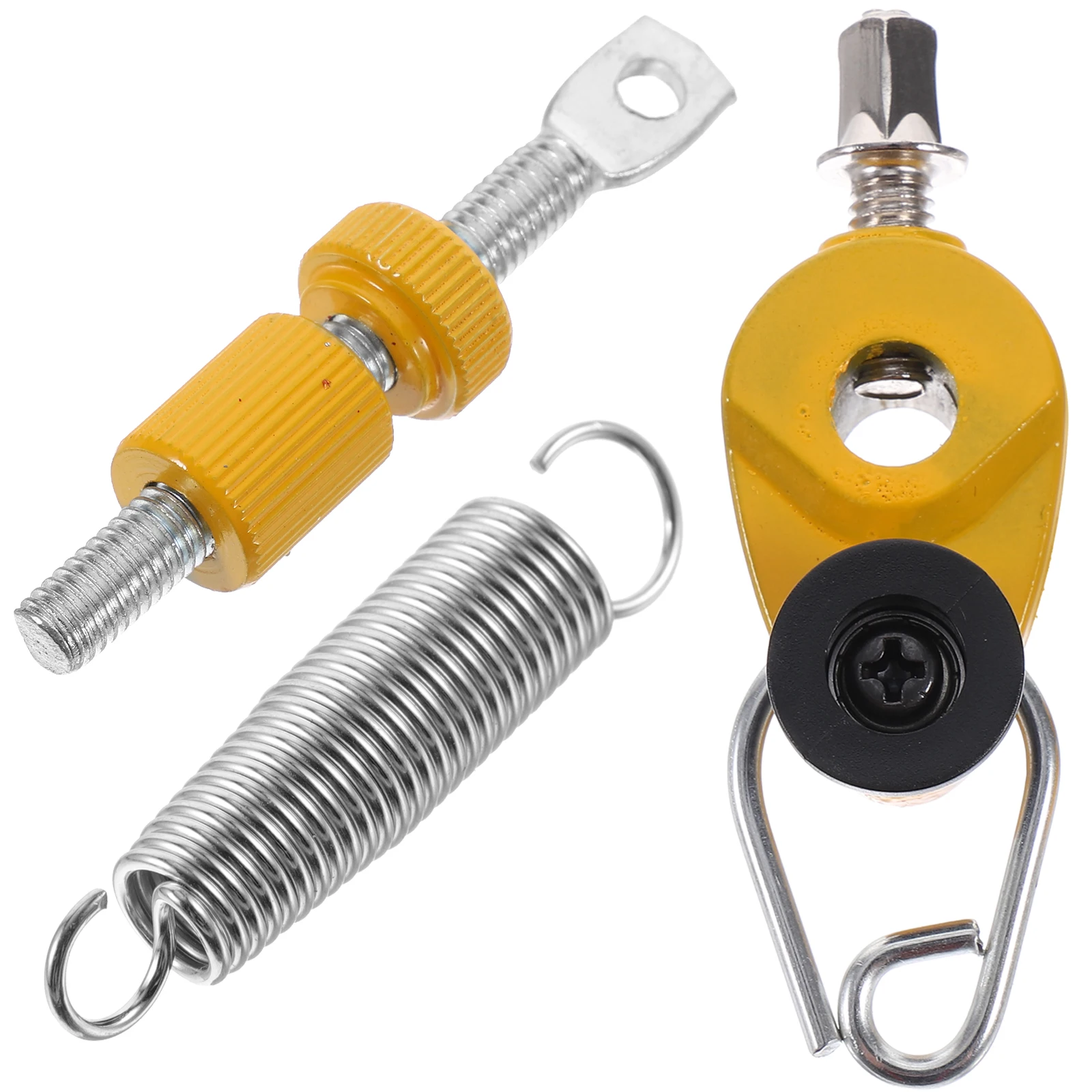 

Jazz Drum Pedal Hammer Metal Spring Kick Foot Accessories Yellow Durable Parts for Percussion Instrument Drum Foot Spring