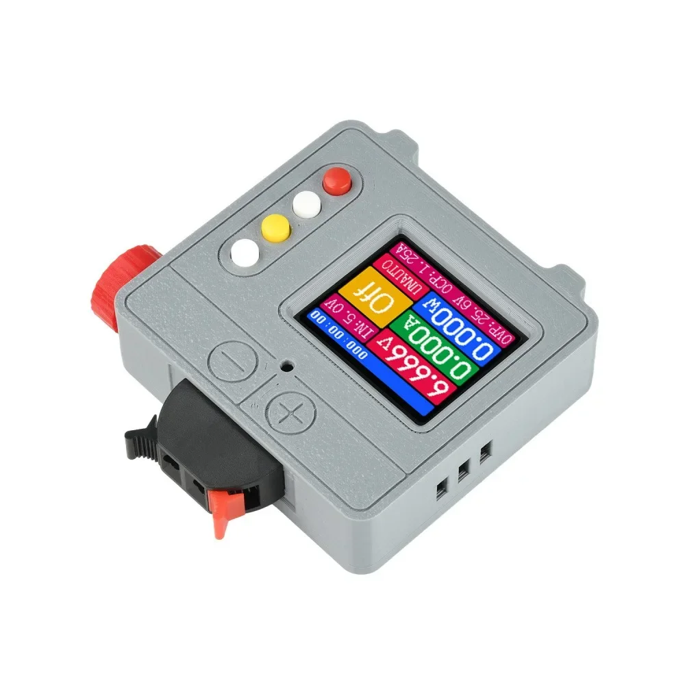 Color Screen Portable 5W Adjustable Step Up Down Power Supply 0.6V-25.6V Multi Protection Mini Desktop Regulator
