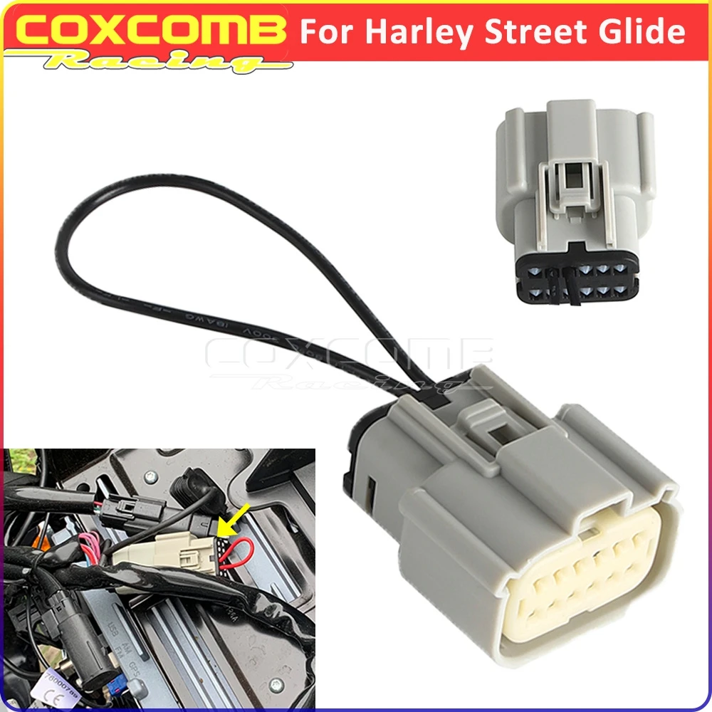 For Apple Carplay Jumper Motorcycle Car Play Jumper Connector Connect Plug For Harley GTS Radio Road Glide Street Glide Boom GTS