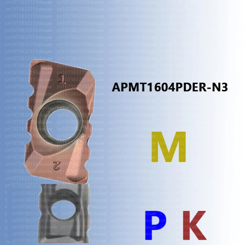 

10pcs APMT1604PDER-N3 APMT1135PDER-N3 KN3 Rough Corn Serrated Groove Carbide Inserts APMT 1604 1135 APMT1604 PDER
