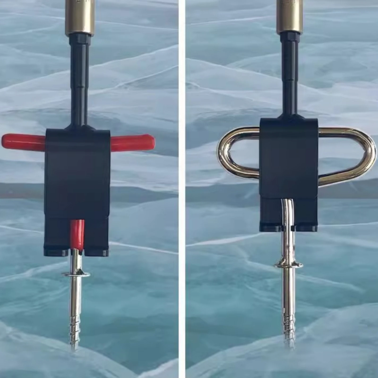 Hand Tool Handheld Ice-Nail Driving Tool for Winter Anglers, Chilled Water Setup