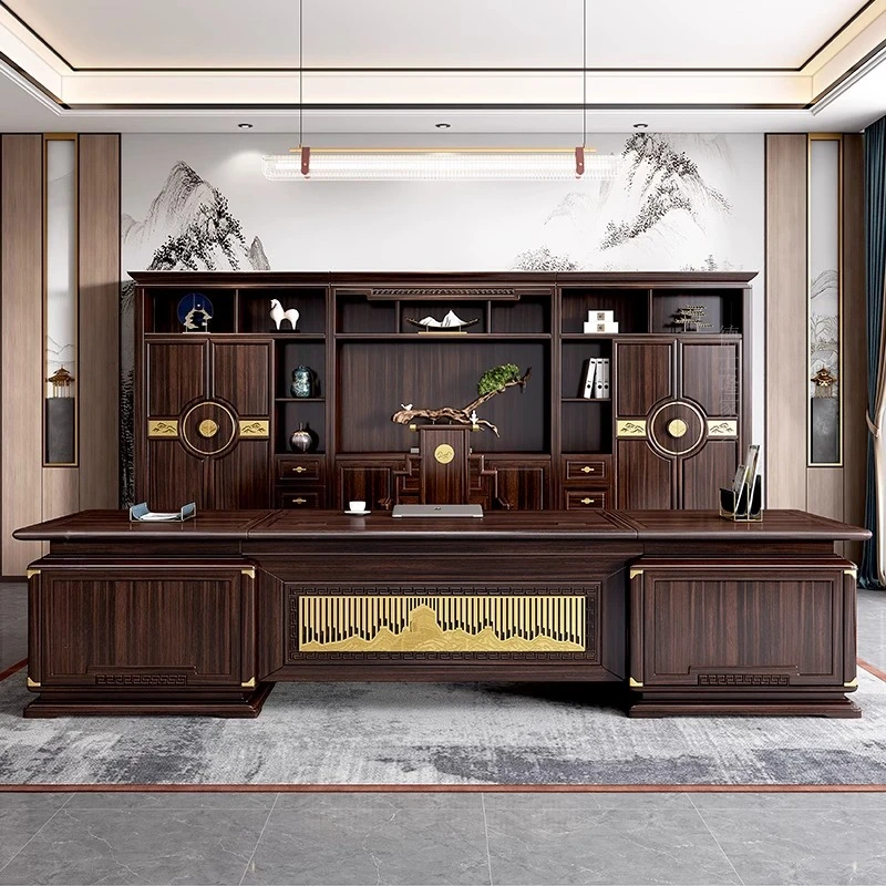 

Reception Study Office Desk Luxury Design Aesthetic Display Office Desk Organizers Drawer Mesas Escritorio Commercial Furniture