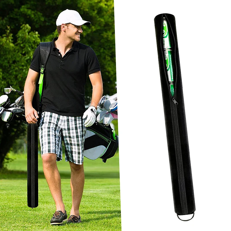 Beer Sleeves For Golf Bag , 6-Can Insulated Can Beer Sleeve With Adjustable Shoulder Strap, Keeps Drinks Cold For Hours