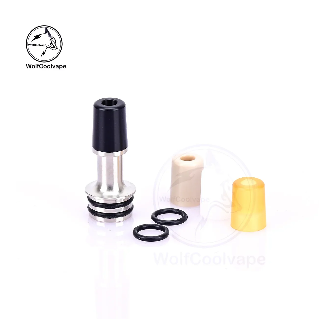 Punta de goteo wolfcoolvape 510 Vape para tanque atomizador RDA RTA RDTA boquilla Universal apta para Mods y dispositivos de cigarrillos electrónicos