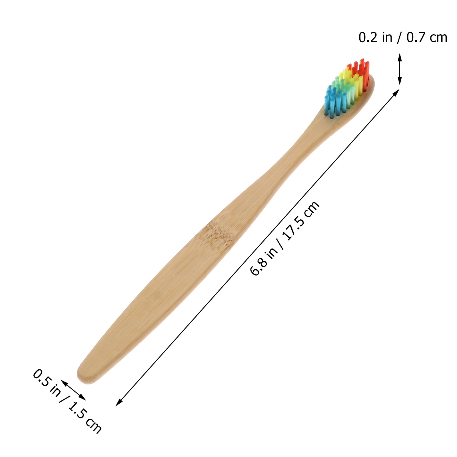 10 pièces brosse à dents souple brosse à dents chez l'habitant poignée ergonomique brosses à dents manuelles sensorielles bambou adulte