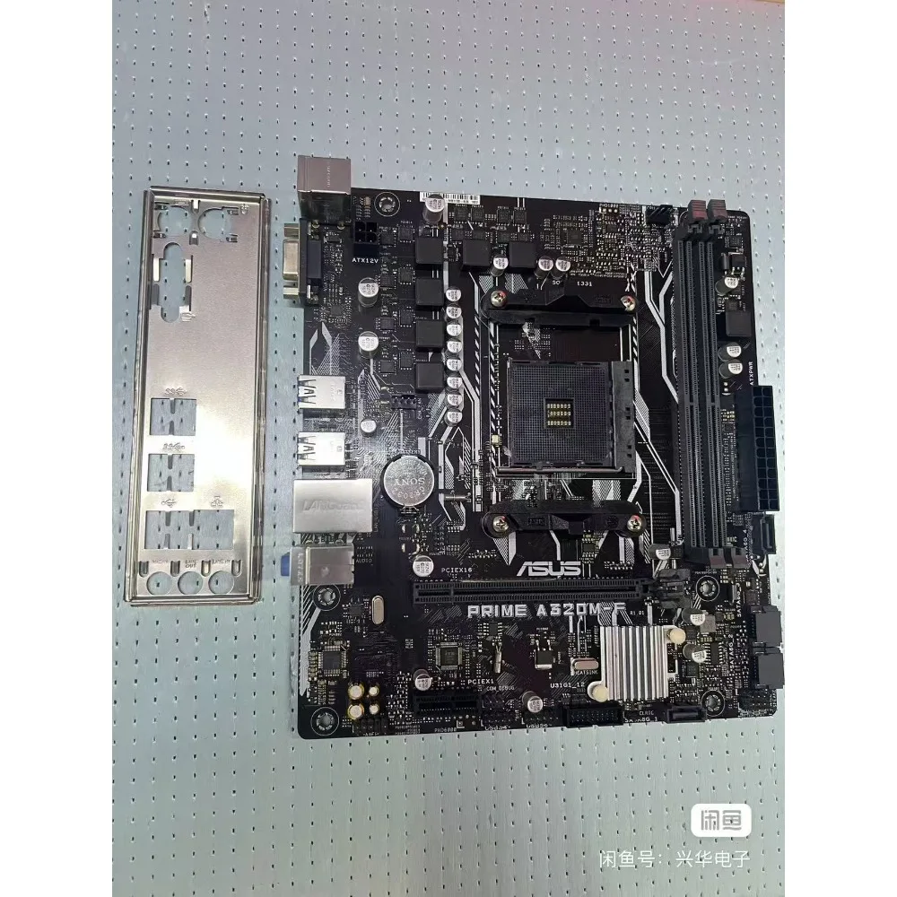 ASUS PRIME  A320M-F motherboard AM4 interface four DDR4 slots USB 3.0, VGA, HDMI