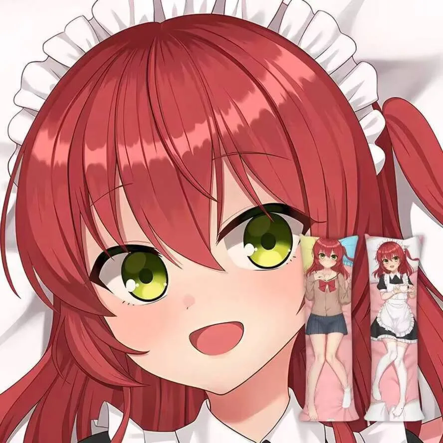 Funda de almohada de cuerpo Kita BOCCHI THE ROCK Ikuyo, funda de Anime Cosplay Hing Long Dakimakura, disfraz Otaku