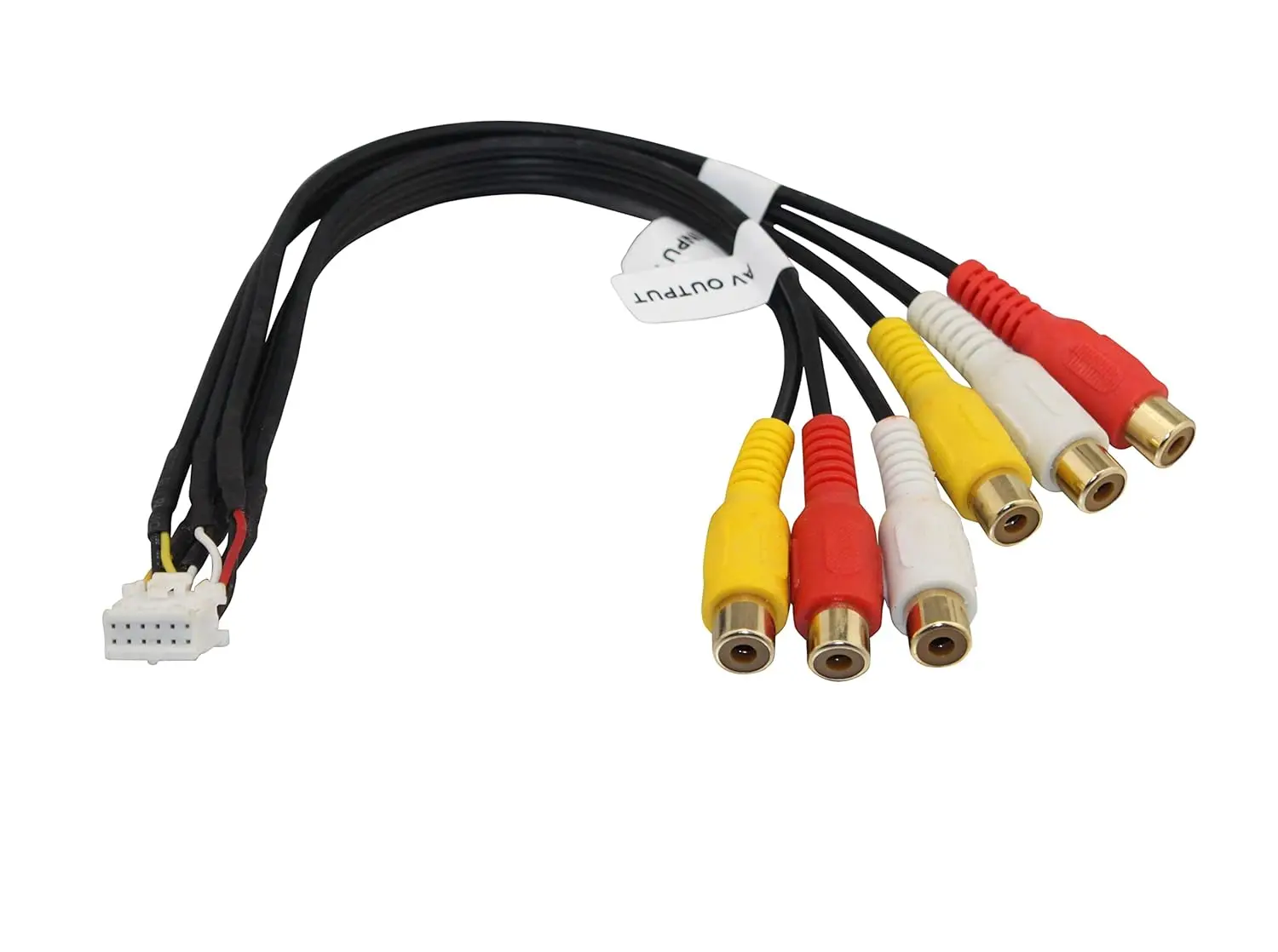 12Pin RCA Harness Compatible with Kenwood 6 RCA Audio Video Input Output