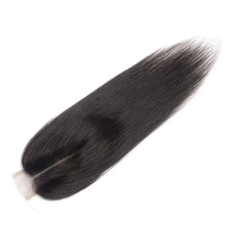 12A 프리미엄 2x6 레이스 클로저 100% 처리되지 않은 브라질 버진 레미 스트레이트 인간의 머리카락 프리 파트 김 스타일 전세계 배송