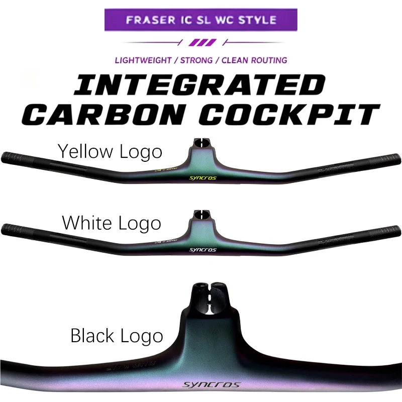 Syncros Fraser IC SL WC -20 ° Carbon-Integrierter MTB-Lenker Matt & Glänzend Chamäleon-Cockpit Kompatibel mit SCOTT Sparks Rahmen – Detail 1
