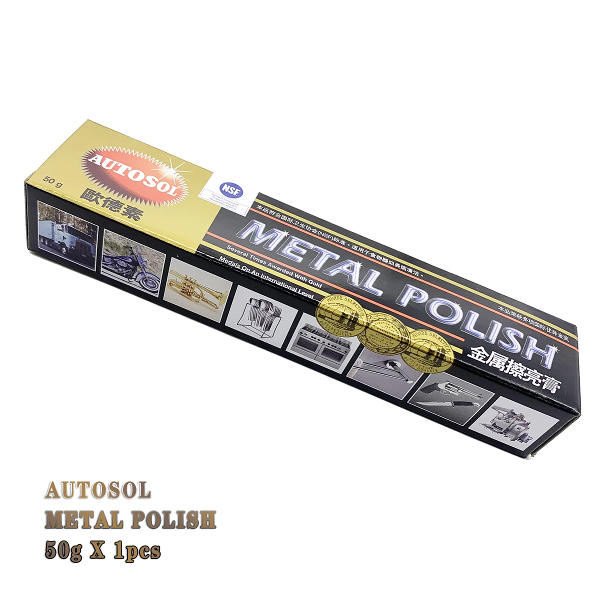 1pcs 75ml 100g Autosol Cream Knife Metal Polishing Wax Wholesale Mirror Metal Stainless Steel Watch Polishing Paste