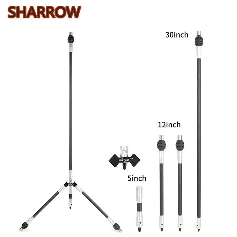 

Archery Bow Stabilizer Balance Bar Rod System Absorber Damping Weight Recurve Compound Bow Arrow Hunting Shooting Accessories