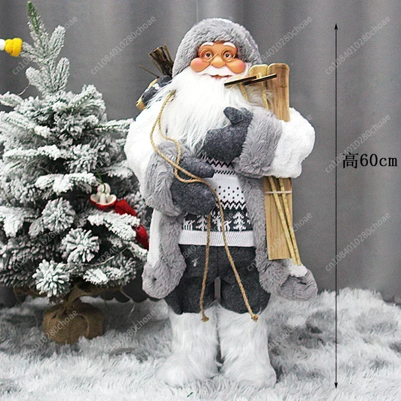 

Christmas Decorations, Santa Claus Decorations, Scene Decorations, Red Elderly Figures, Standing Elderly Toys