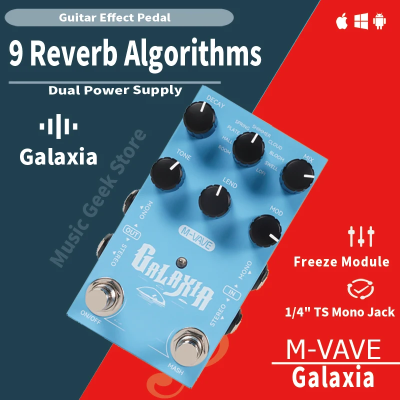 m-vave-galaxia-stereo-reverb-pedal-–-9-algorithms-freeze-mono-stereo-usb-c-powered-firmware-upgradable-for-guitar