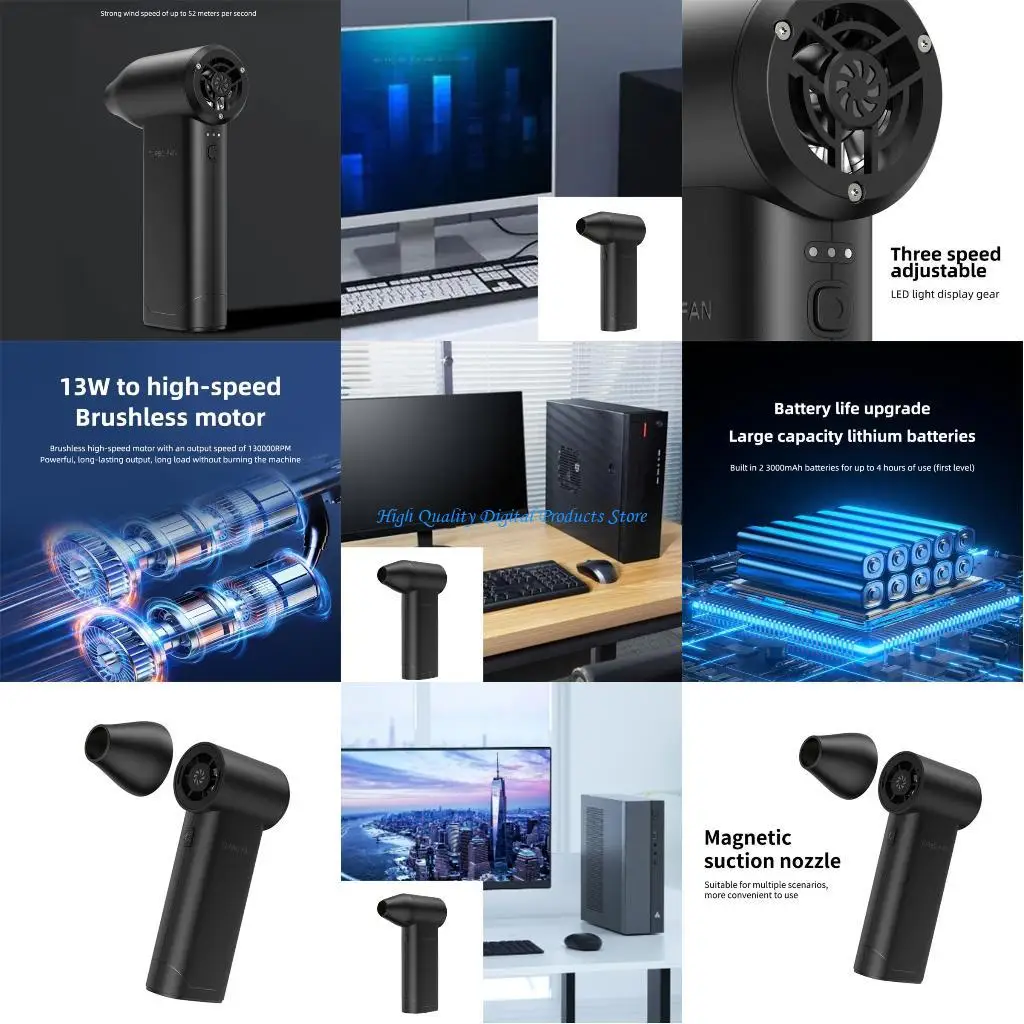 

U2JE Jet Blower 130000RPM Electric Jet Fan Brushless Motor Blower Violent Turbofan