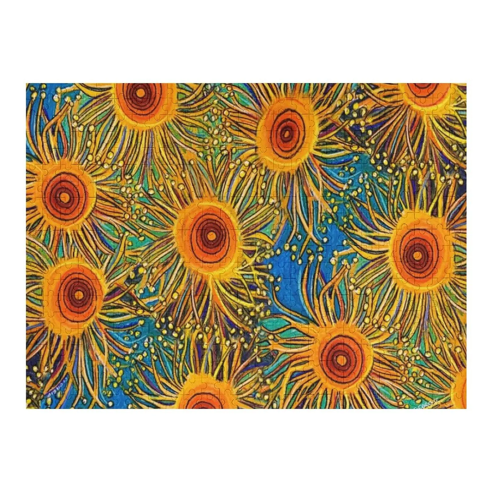 

Design- Sunny Days Jigsaw Puzzle Iq Personalized Child Gift Wood Name Game Children Puzzle