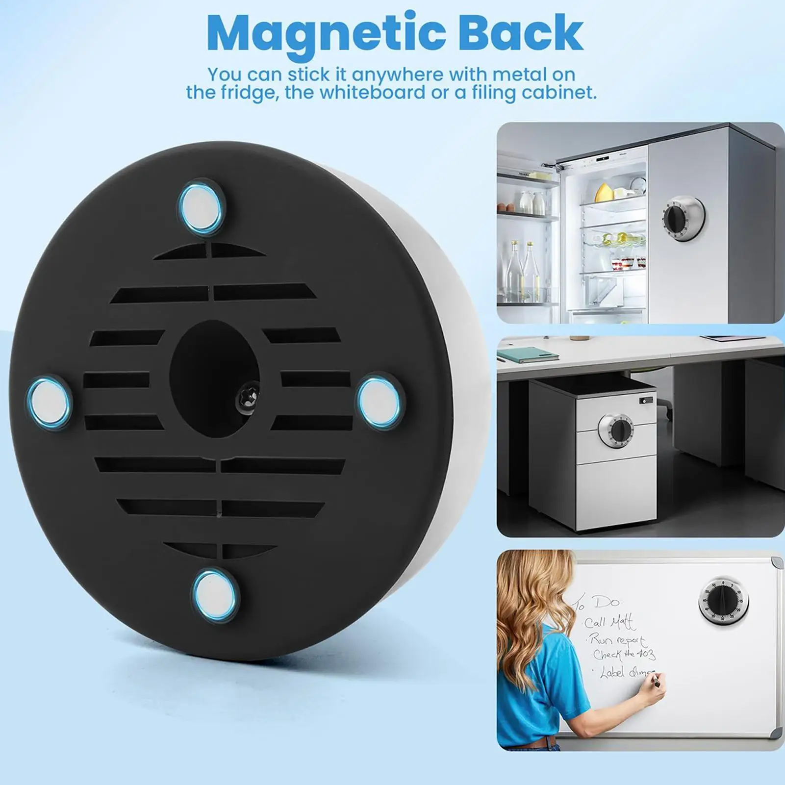 Cooking Timer No Batteries Required Chef Countdown Reminder Mechanical Timer For Classroom Home Study Reading Restaurant Baking
