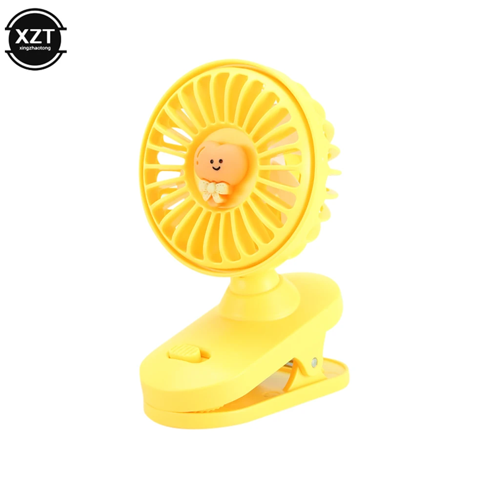 USB Mini Fan Ultra-ruhigen Große Wind Hohe-qualität Aufladbare Tragbare Student Nette Kleine Kühlung Clip Fan