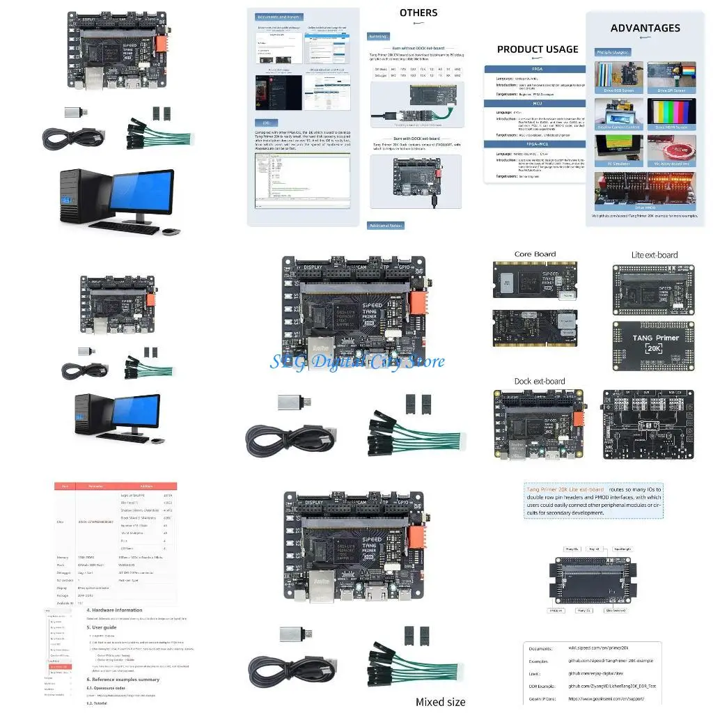 

U75B Primer 20K FPGA Development Board for RISC-V and Embedded Systems-with LUT4