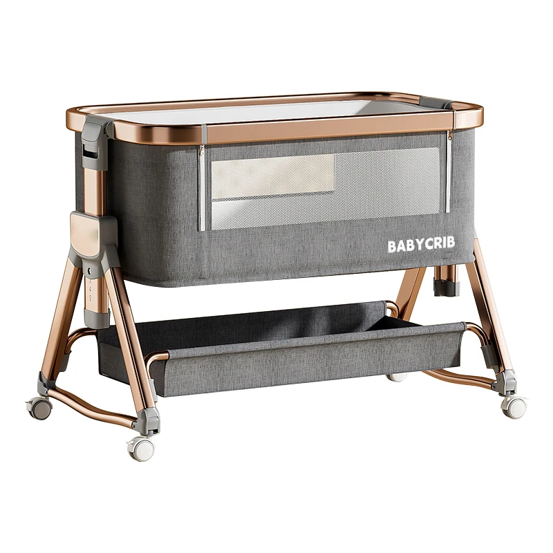 

Modern Multifunctional Baby Cradle Bed Newborn Queen Size Portable Stitching for Bedroom Outdoor Hospital & Hotel Use