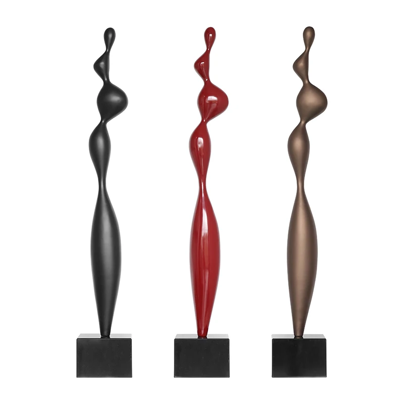 

Simple sculpture High-end living room porch Floor slender abstract ornament Crafts