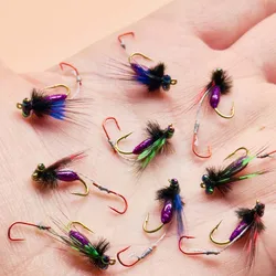 Moscas secas Bionics Mosquito doble anzuelo multicolor trucha