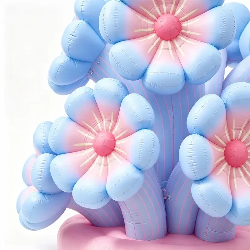 Giant Inflatable Flower Model Customized Display for Event Shopping Mall Exhibition Decoration Large Air Blown Floral Prop