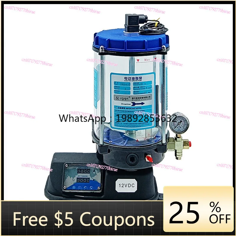 

Автоматическая централизованная система смазки для хлопкоуборочных комбайнов: электрический насос для смазки 24В