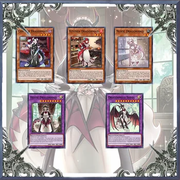 Yugioh-ドラゴンメイドのカードゲーム,簡単にプレイできるゲーム,オリジナルではない,決闘マスター,diy md,70個