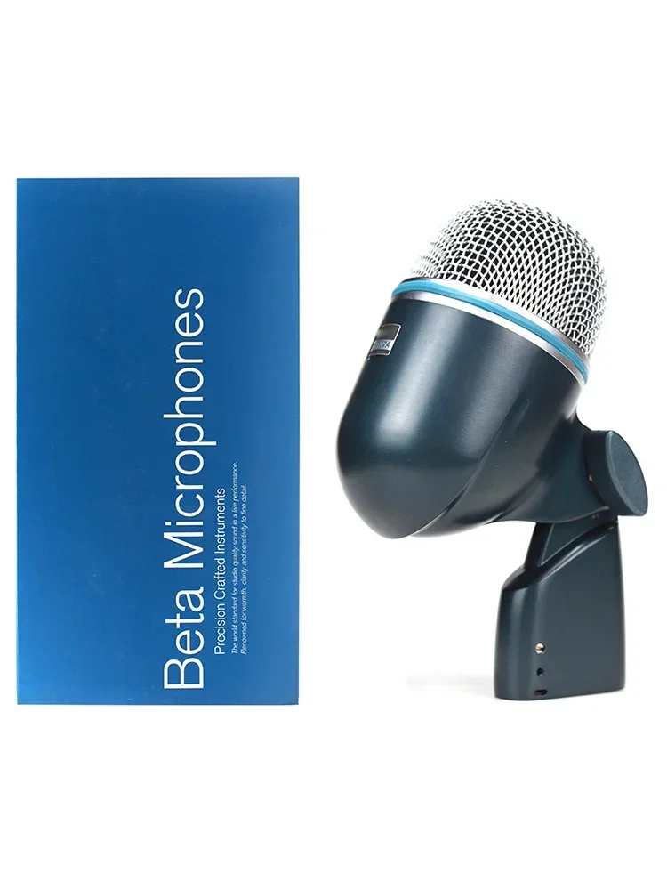Wired Dynamic Instrument Pickup Microphone Professional Drum Mic for Bass Drum Stage Performance Studio Recording Live Sound Use