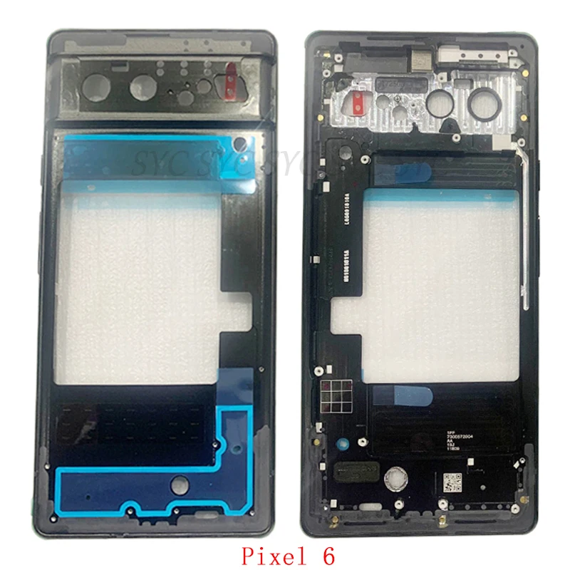 Middle Frame Center Chassis Cover Housing For Google Pixel 6 Pro Phone Metal LCD Frame Repair Parts