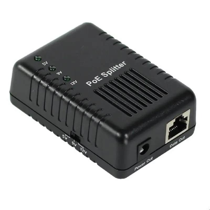 Gbe Poe Splitter 5V/9V/12V DIP For Non-Poe IP Cam Router AP-ABIU