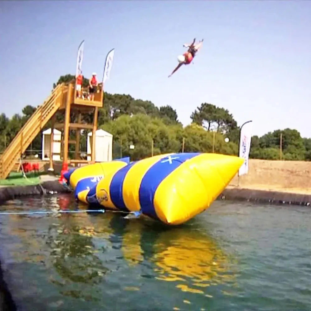 Boule de catapulte d'eau gonflable personnalisée, le plus populaire, saut de blob d'eau, oreiller d'eau à vendre, vente en gros