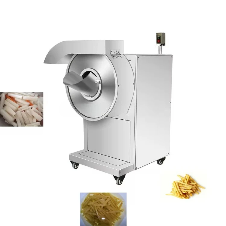 Manual Industrial Electric Cassava Crispy Carrot Fries Cutting Sweet Potato Chips French Fries Vegetable Cutter