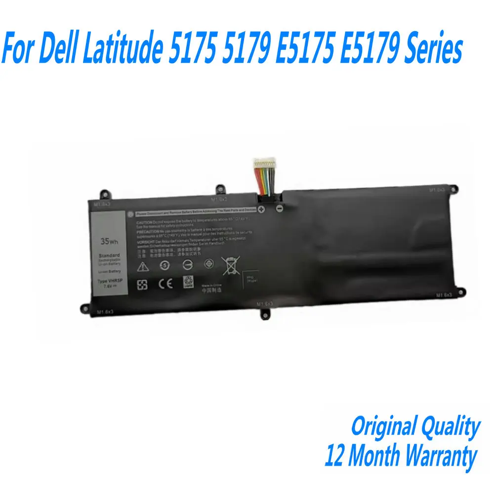 

NEW 35Wh VHR5P Laptop Battery For Dell Latitude 5175 5179 E5175 E5179 Series Notebook Tablet RHF3V 0RHF3V XRHWG 0XRHWG PRR5V