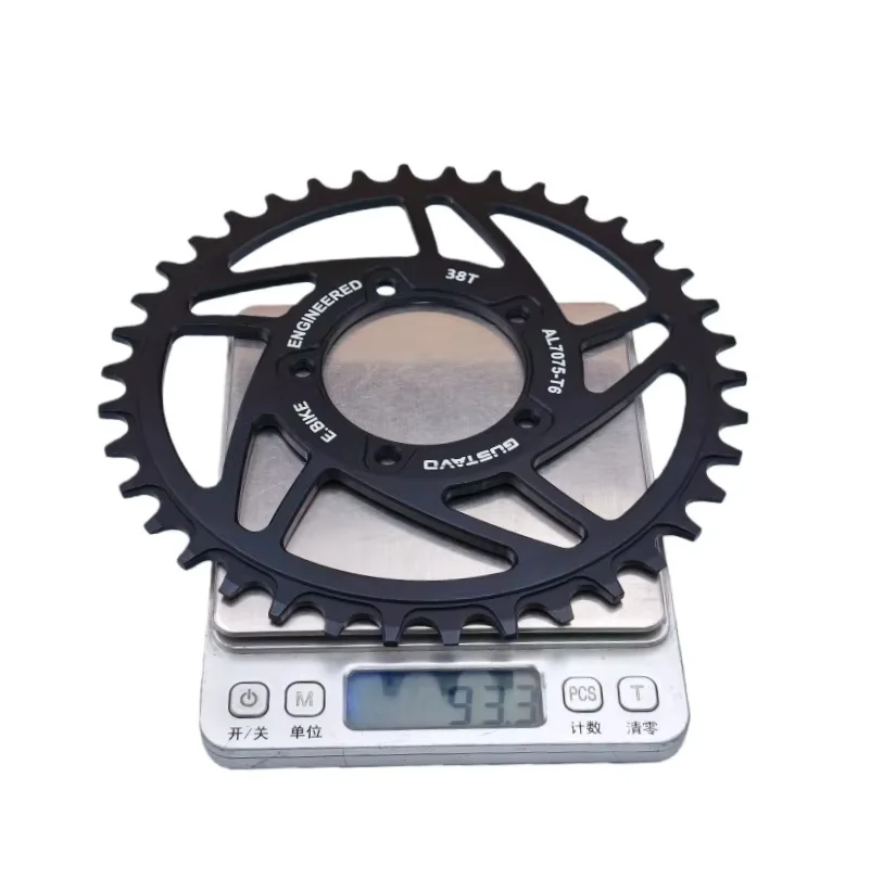 GUSTAVO E-Bike Kettenblatt für BAFANG BBS01 BBS02 Mittelmotor Kettenrad 36/38/40/42/44/46/48/52T Kettenblatt – Detail 5
