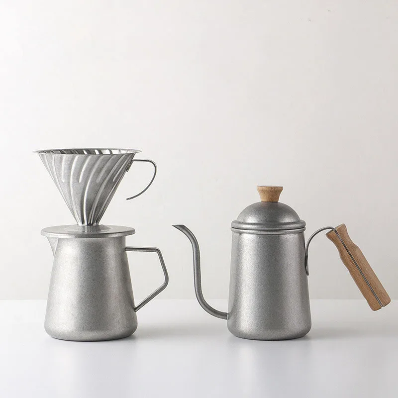 Leeseph Pour Over Coffee Kettle Dripper Filter Cup & Sharing Pot Milk Frothing Pitchers Espresso Coffee Ware Accessories