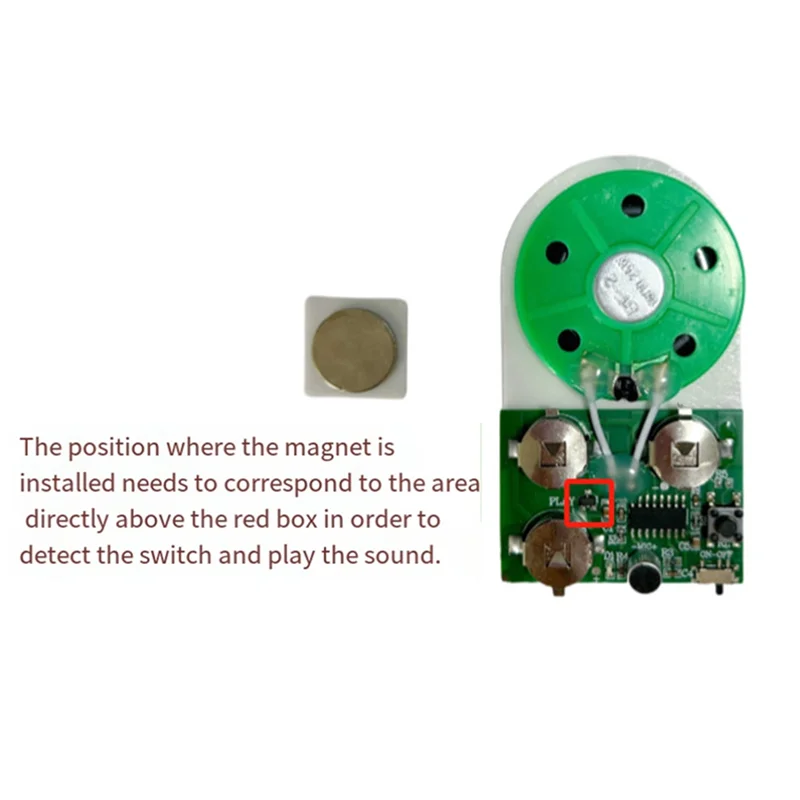 A25P صوت مغناطيسي رقاقة الصوت بطاقة المعايدة وحدة صوت 4 دقائق لتقوم بها بنفسك وحدة بطاقة المعايدة القابلة للتسجيل وحدة تحية الصوت