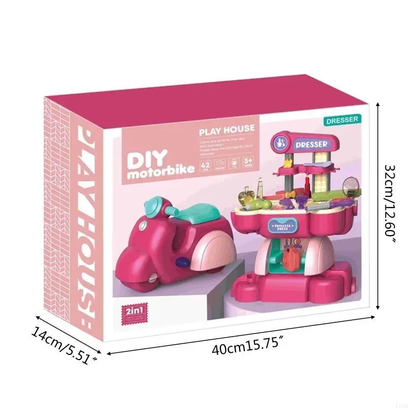 F62D Fingir para juego bocadillo compras Fingente Fing para jugar herramientas reparación maquillador