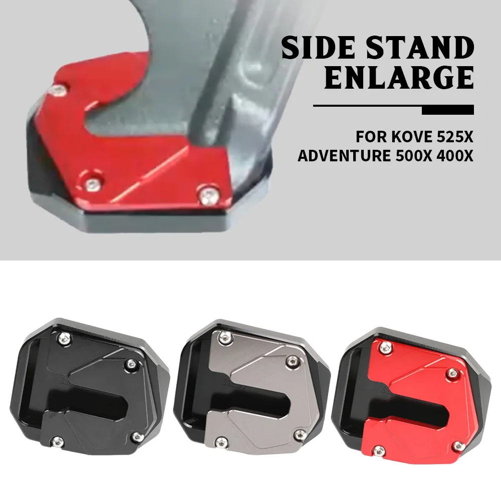 

FOR Kove 400X 500X 500F 525X Adventure 2018-2019-2020-2023 Side Stand Pad Kickstand Foot Enlarger Support Extension Anti-skid