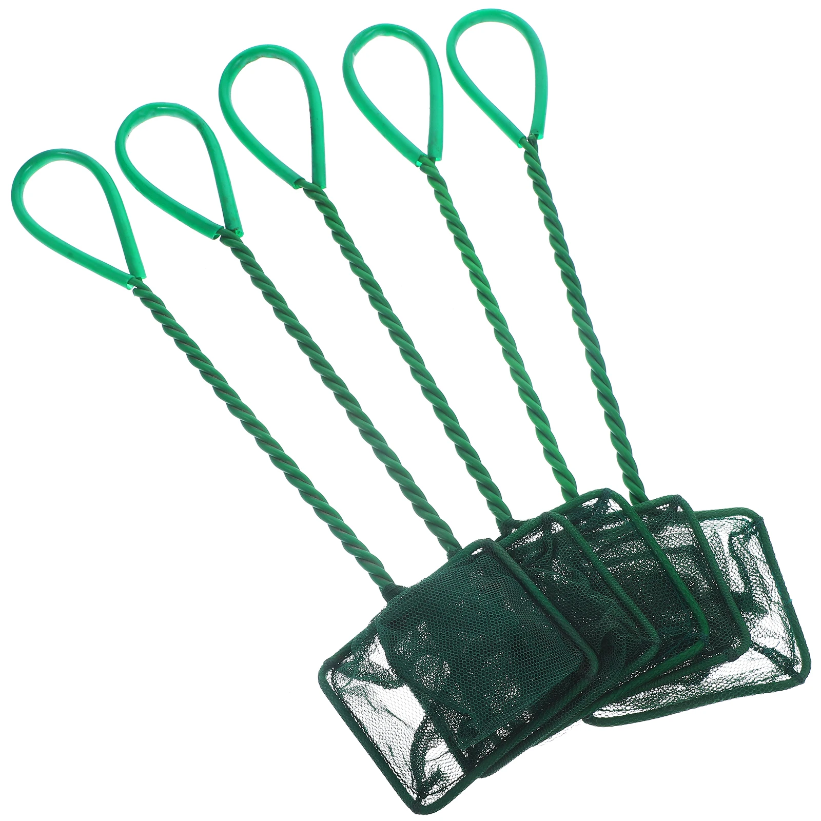 

Fishing Net for Aquarium Cleaning Square Green Bowl Unbreakable Stainless Steel with Deep Pliable Design for Fish Shrimp