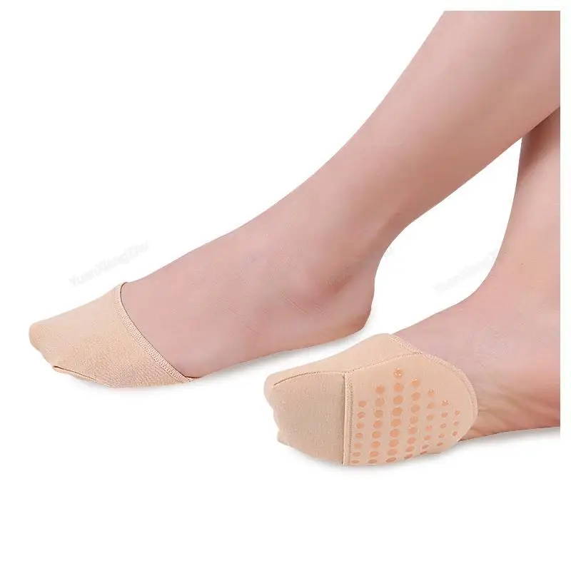 New Forefoot Pads Cotton Insoles Comfortable Shoe Pad Pain Relief Silicone Non-slip Shoe Insole for Women Foot Care Products