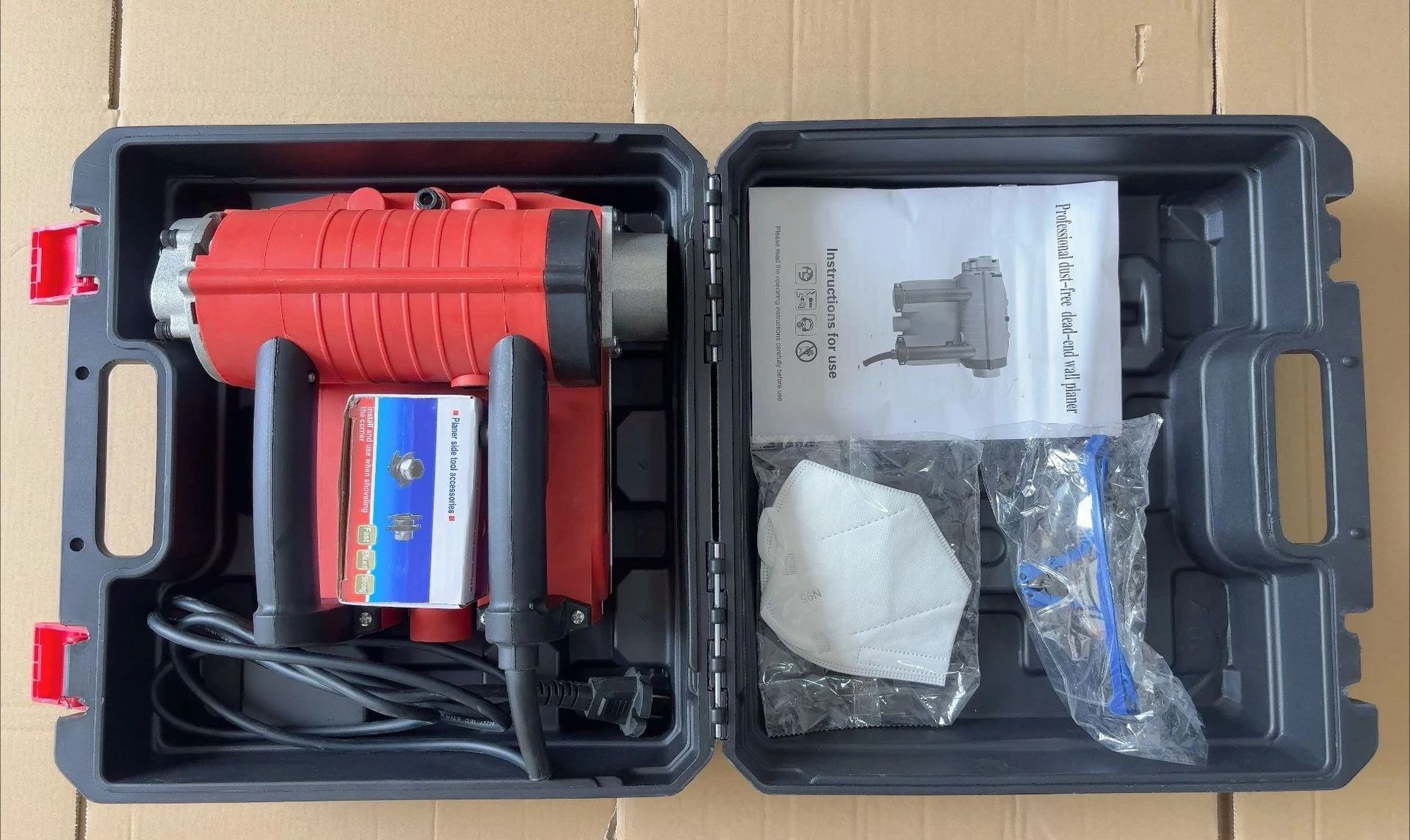 Automatic wall grinder dust-free putty powder spraying wall plastering electric wall planer