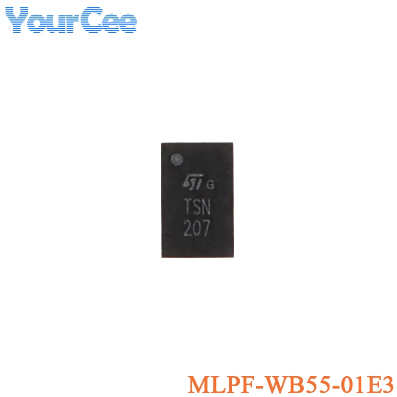 2/5Pcs MLPF-WB55-01E3 SMD-6P Matched with STM32WB55 2.4 GHz Low Pass Filter IC Chip