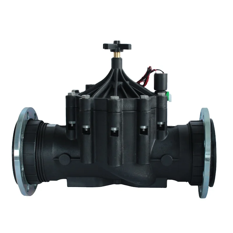 400PH 4 Inch Solenoid Valve DN100 Flange or Thread Connection Agriculture Irrigation pilot Hydraulic Plastic Nylon